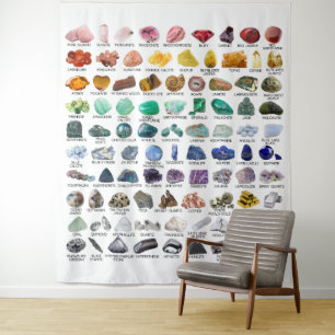 90 Rainbow Rocks Crystal Collectie Wand Hanging Wandkleed