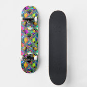 90 Rainbow Tegel Art Skateboard (Voorkant)