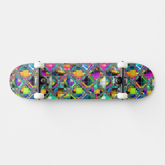 90 Rainbow Tegel Art Skateboard (Horizontaal)