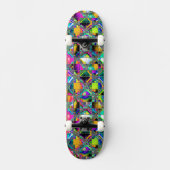 90 Rainbow Tegel Art Skateboard (Voorkant)