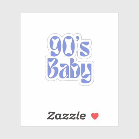 90 s Baby Sticker (Vel)