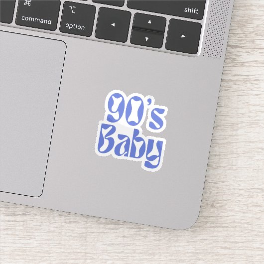 90 s Baby Sticker (Detail)