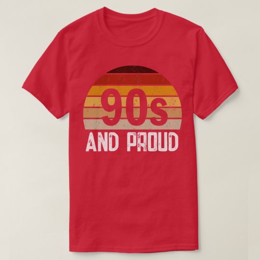 90 s en gerepareerd t-shirt (Design voorkant)