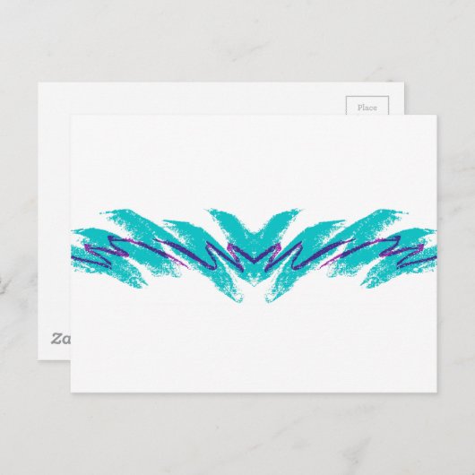 90 s jazz briefkaart (Voorkant / Achterkant)