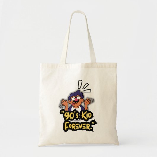 90’s Kind Forever – Nostalgia Cartoon Edition Tote Bag (Voorkant)