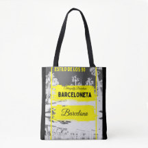 90´s stijl thema Barceloneta- Baarcelona tas