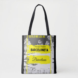 90´s stijl thema Barceloneta- Baarcelona tas