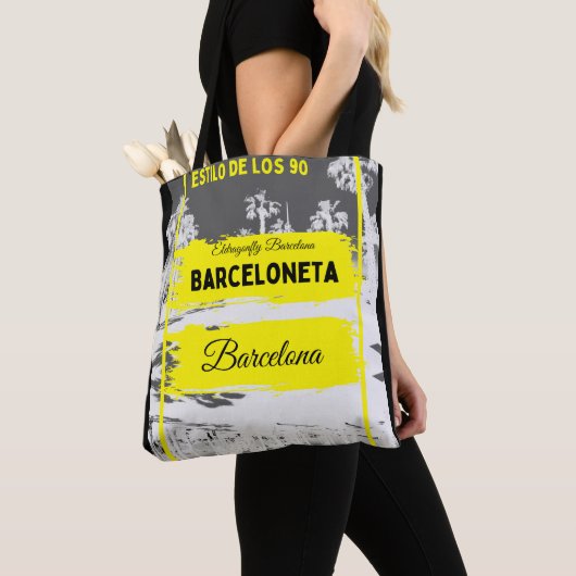 90´s stijl thema Barceloneta- Baarcelona tas (Dichtbij)