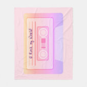 90 s Vaporwave esthetische roze Valentijnsdag Fleece Deken (Voorkant)