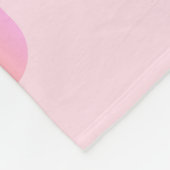 90 s Vaporwave esthetische roze Valentijnsdag Fleece Deken (Hoek)