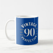  90 tot in de perfectie 90ste cadeaus koffiemok (Links)