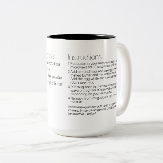 90 Tweede Keto Bread Mok Recipe-LRG MOK (Voorkant rechts)