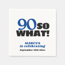90 Wat positieve Typografie 90th Birthday