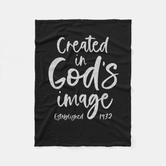 90 Year Old Christian Jesus 1932 90th Birthday Fleece Deken (Voorkant)