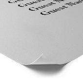 90 Zwarte en gouden Floral Wedding Seating Chart Poster (Hoek)