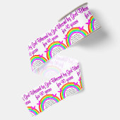 90E BIRTHDAY BLESSING GROSGRAIN LINT (Achterkant)