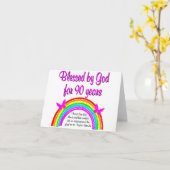 90E BIRTHDAY BLESSING KAART (Gele Bloem)