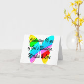 90E BIRTHDAY BLESSING KAART (Gele Bloem)