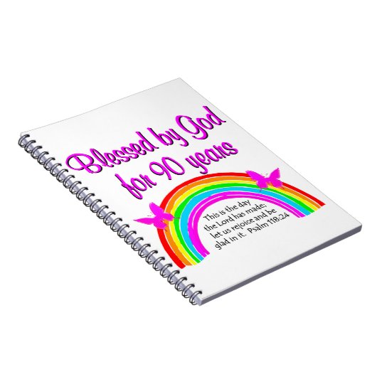 90E BIRTHDAY BLESSING NOTITIEBOEK (Rechterzijde)