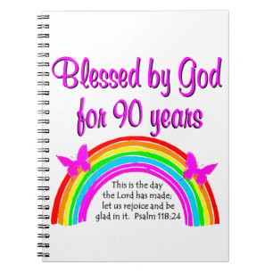 90E BIRTHDAY BLESSING NOTITIEBOEK