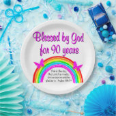 90E BIRTHDAY BLESSING PAPIEREN BORDJE (Feest)