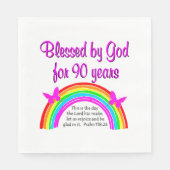 90E BIRTHDAY BLESSING SERVETTEN (Voorkant)