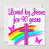 90E BIRTHDAY BLESSINGS KAART (Voorkant)