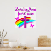 90E BIRTHDAY BLESSINGS POSTER (Keuken)