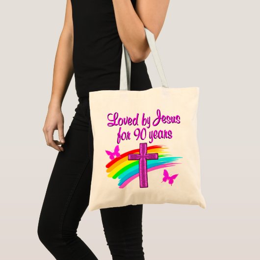 90E BIRTHDAY BLESSINGS TOTE BAG (Voorkant (product))