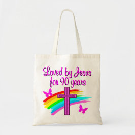 90E BIRTHDAY BLESSINGS TOTE BAG