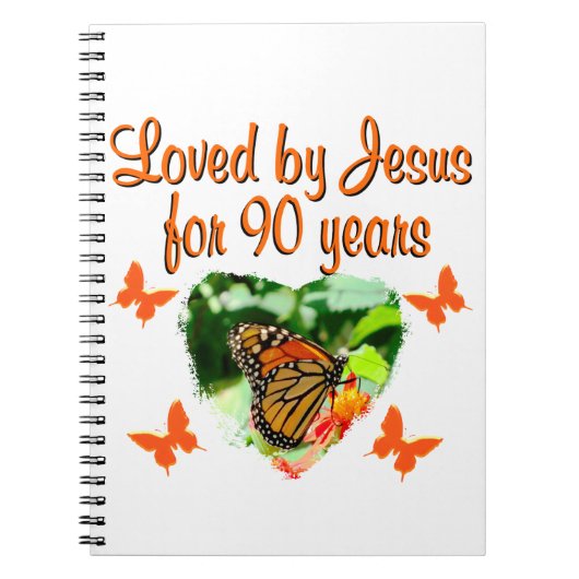 90E BIRTHDAY-BUTTERFLY NOTITIEBOEK (Voorkant)