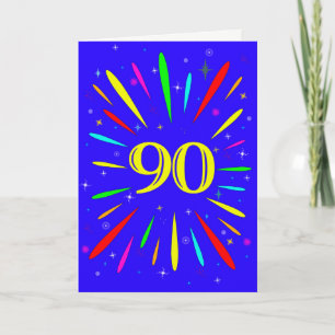 90e 'Birthday Explosion'-Kaart Kaart