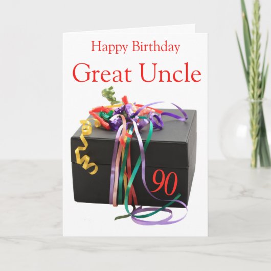 90e  Birthday-kaart Kaart (Voorkant)