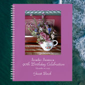 90e Birthday Party Guest Book,  Teapot Notitieboek