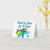 90E BIRTHDAY PRAYER KAART (Gele Bloem)