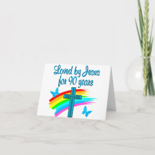 90E BIRTHDAY PRAYER KAART