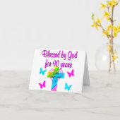 90E BIRTHDAY PRAYER KAART (Gele Bloem)