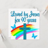 90E BIRTHDAY PRAYER KAART (Voorkant / Achterkant in situ)