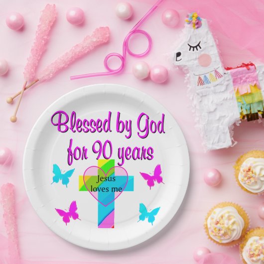 90E BIRTHDAY PRAYER PAPIEREN BORDJE (Feest)