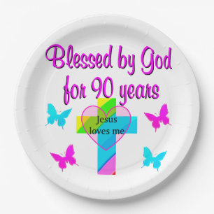 90E BIRTHDAY PRAYER PAPIEREN BORDJE