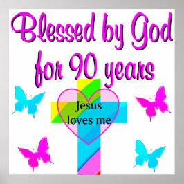 90E BIRTHDAY PRAYER POSTER