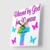 90E BIRTHDAY PRAYER VIERKANTE KLOK (Hoek)