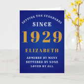 90e Birthday Standards geboren in 1929 Voeg Jouw n Kaart (Gele Bloem)