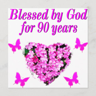  90E BIRTHDAY-STROOM KAART