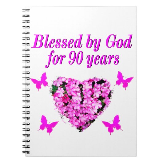  90E BIRTHDAY-STROOM NOTITIEBOEK (Voorkant)