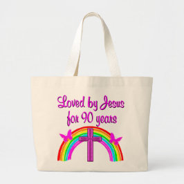 90E BIRTHDAY VAN JESUS GROTE TOTE BAG