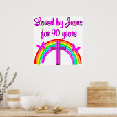 90E BIRTHDAY VAN JESUS POSTER (Keuken)