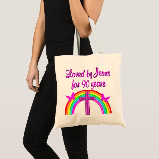 90E BIRTHDAY VAN JESUS TOTE BAG (Voorkant (product))