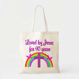 90E BIRTHDAY VAN JESUS TOTE BAG
