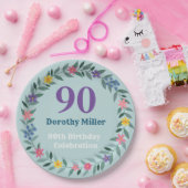 90e Bord op jaarpapier (Feest)